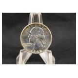 1942-D Uncirculated Washington Silver Quarter