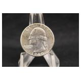 1940 Uncirculated Washington Silver Quarter