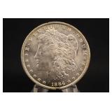 1884-P GEM BU Morgan Silver Dollar