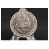 1893 Columbus Commemorative Silver Half Dollar