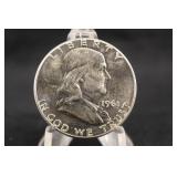 1961-P Uncirculated Franklin Silver Half Dollar