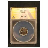 1961 PF68 Roosevelt Silver Dime