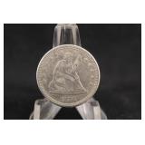 1876-S Seated Liberty Silver Quarter *Excellent