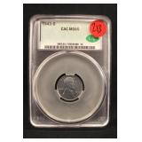 1943-D Certified CAC MS65 Lincoln Steel Wheat Cent