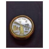 Vintage 'The Art of Chokin' NYC Trinket box w
