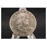 1950-P Uncirculated Franklin Silver Half Dollar