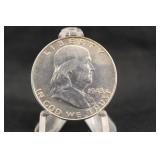 1948-D Uncirculated Franklin Silver Half Dollar