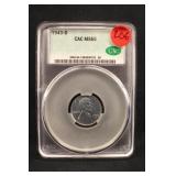 1943-D Certified CAC MS65 Lincoln Steel Wheat Cent