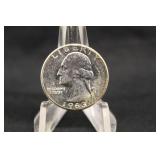 1963 Uncirculated Washington Silver Quarter