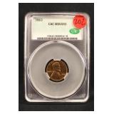 1963 CAC MS65 Certified Lincoln Cent