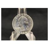 1964-D Uncirculated Washington Silver Quarter