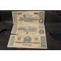 Lot of 3 Very Old Counterfeit Confederate Notes