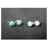 Lot of Two Pair of .925 Silver Earrings