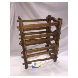 Wood Wine Rack, 16"tall