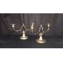 Set of Sterling Silver Candelabras