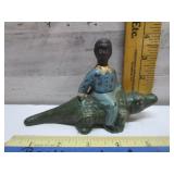CAST IRON ALLIGATOR