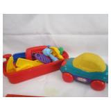 LITTLE TYKES TOOLS & CAR TOYS