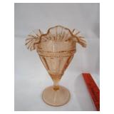 PINK DEPRESSION RUFFLE VASE