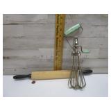 AQUA HANDLE BLENDER & ROLLING PIN