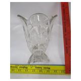 CRYSTAL VASE LAYERED GLASS