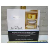 3-TIER CORNER SHELF - NEW