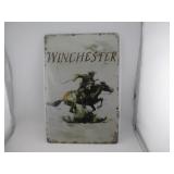 WINCHESTER BIG GAME RIFLES COWBOY SIGN