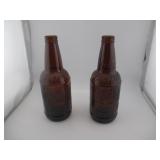 VINTAGE SIOUX CITY BROWN SARSPARILLA BOTTLES -