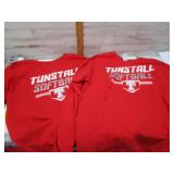 2 TUNSTALL HIGH SCHOOL GIRLS SOFTBALL LONG SLEEVE