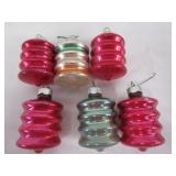 VINTAGE SHINY BRITE ORNAMENTS