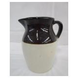 STONEWARE BUTTERMILK PITCHER