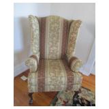 NICE UPHOLSTERED WING BACK CHAIR