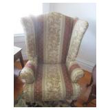 NICE UPHOLSTERED WING BACK CHAIR