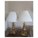 HEAVY BRASS LAMPS