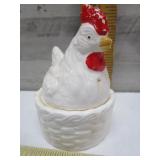 VINTAGE HEN ON A NEST