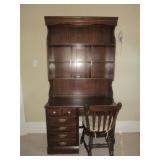 NICE DESK WITH BOOK SHELF 40 X 77 X 81 1/2