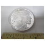5 TROY OUNCE ROUND BUFFALO & INDIAN COIN