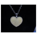 LIA SOPHIA HEART PENDANT & CHAIN