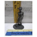 THE FRANKLIN MINT THE GIBSON GIRL FINE PEWTER