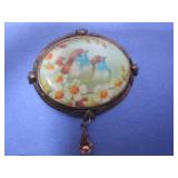 VINTAGE BLUE BIRD BROOCH