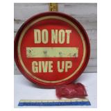 LIGHT UP TIN SIGN WITH EXTRA LIGHT BULBS