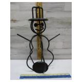 SNOWMAN CANDLE HOLDER