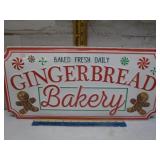 GINGERBREAD BAKERY SIGN