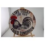 FUNNY ROOSTER LIVE TODAY LIKE YOUR GETTING FRIED