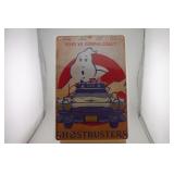 GHOSTBUSTERS MOVIE TIN POSTER SIGN