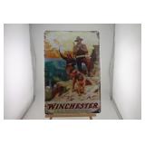 WINCHESTER GUNS HUNTERS WITH DOG SIGN
