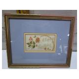 HAND EMBROIDERED SILK HANDKERCHIEF