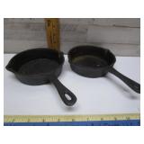 SMALL CAST IRON FRYING PANS