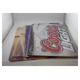 LOT OF IMPERFECT BEER SIGNS