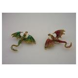 DRAGON BROOCHES
