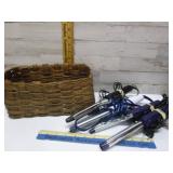 CURLING IRONS & BASKET